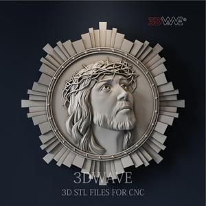 JESUS 3d stl model for CNC