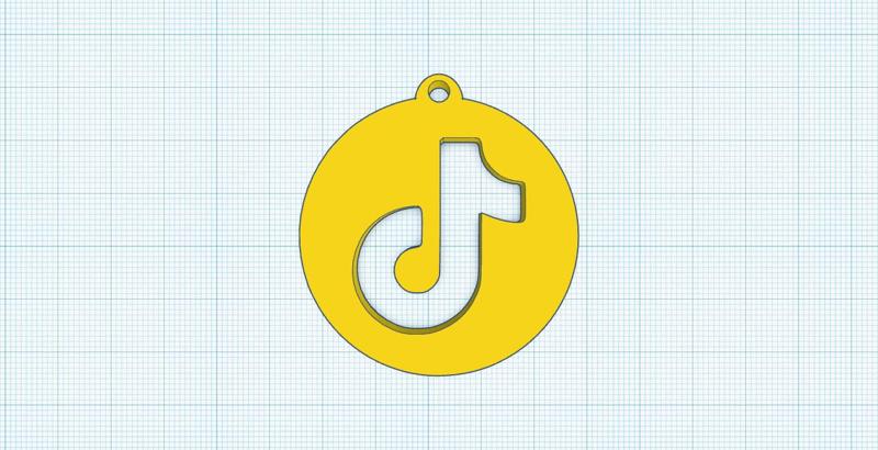 tiktok keychain