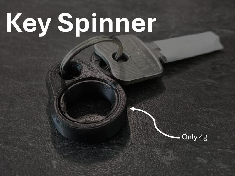 Key Spinner|Fidget Toy|Key Holder|Print in Place