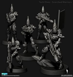 Tech Elves - Scorched Warriors