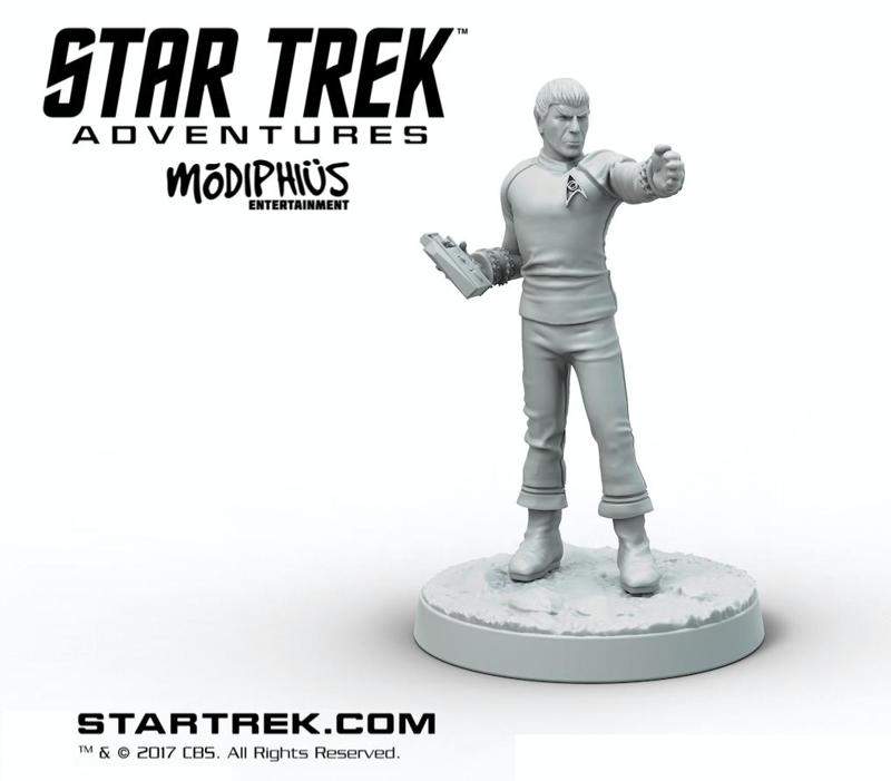 Star Trek Adventures - Print at Home - Miniatures TOS Bridge Crew Spock