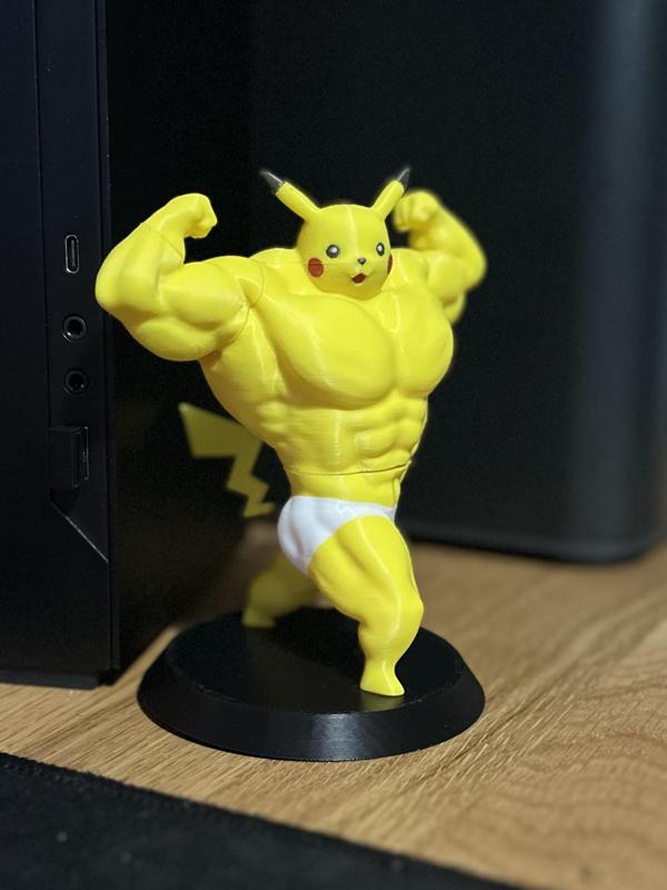 Ultra Swole Pikachu (AMS Coloured)