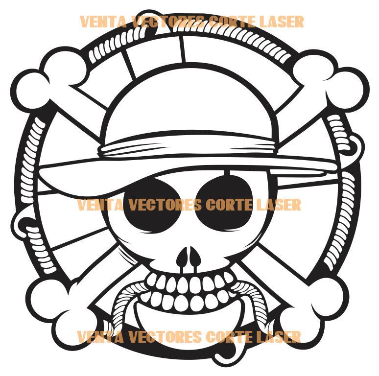 ONE PIECE LOGO WALL ART DECORATION - ANIME 3D PRINTING AND LASER CUTTING