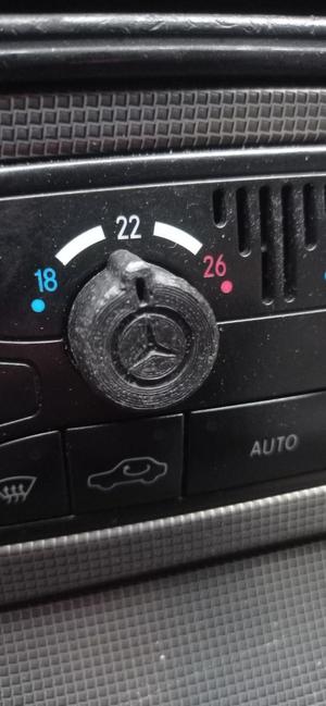 Mercedes W203 climate control knob