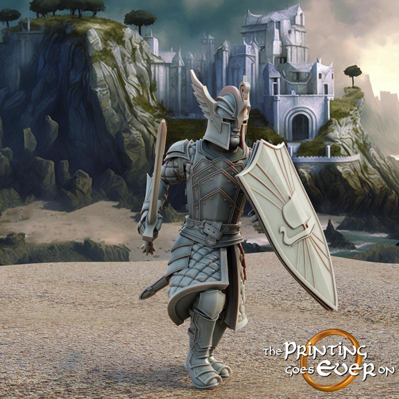 Swan Knight - On Foot - A - Presupported