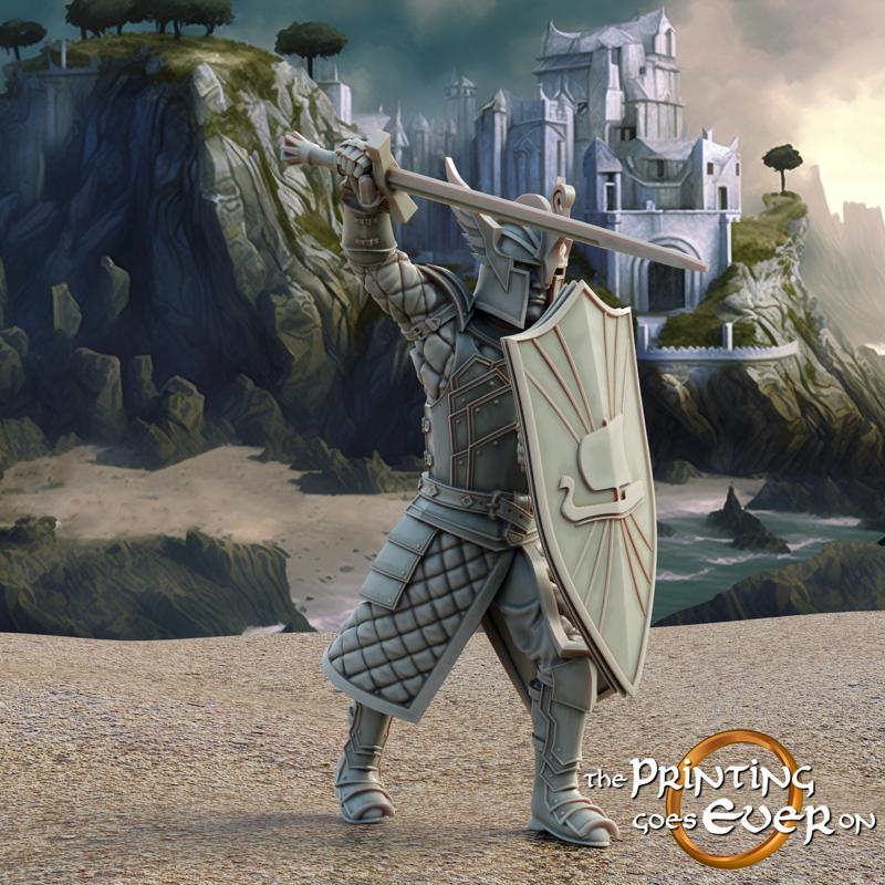 Swan Knight - On Foot - C - Presupported