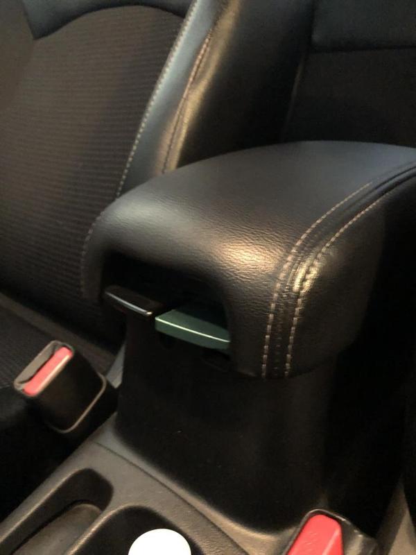 console housing cover - front armrest lock