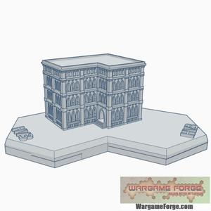 Gothic Building 86 Hex Map Scale HMSG086