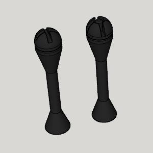Cold Steel Big Boa Blow Gun 3D Printable Enhanced Stun Dart & Cracker Dart