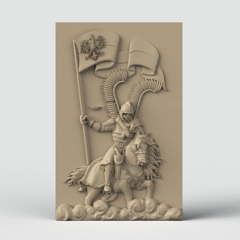 3D Model STL  file Polish Hussar