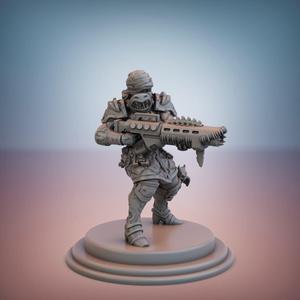 Adepts of Asmodeus. Magma Gun specialist.