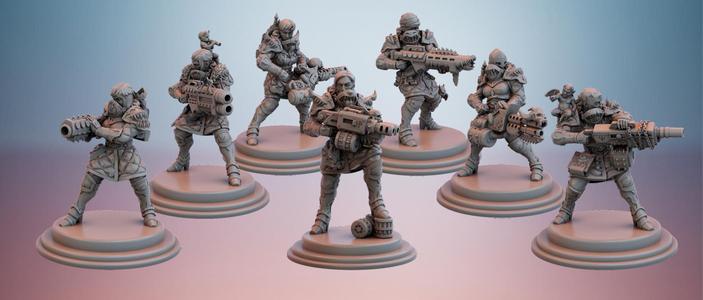 Adepts of Asmodeus. Weapon Specialists (Bundle).