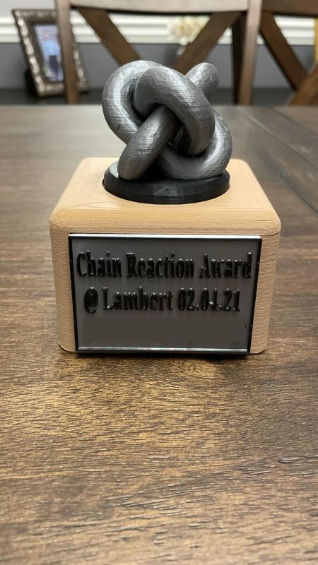Chain Reaction Award