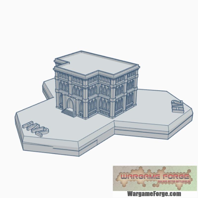 Gothic Building 61 Hex Map Scale HMSG061