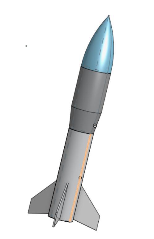 B6-2 Model rocket