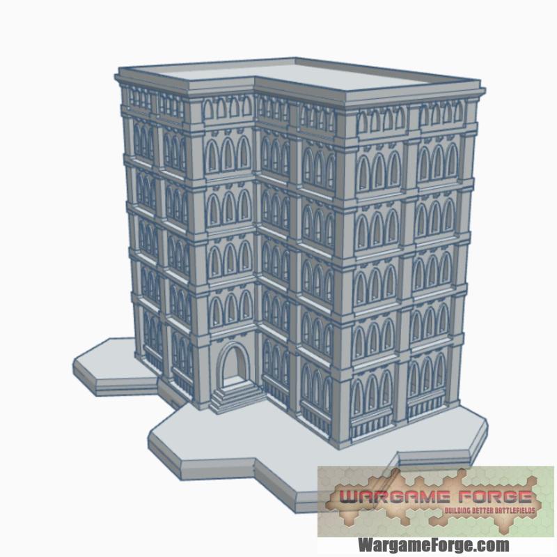 Gothic Building 96 with Hex Base GHB096