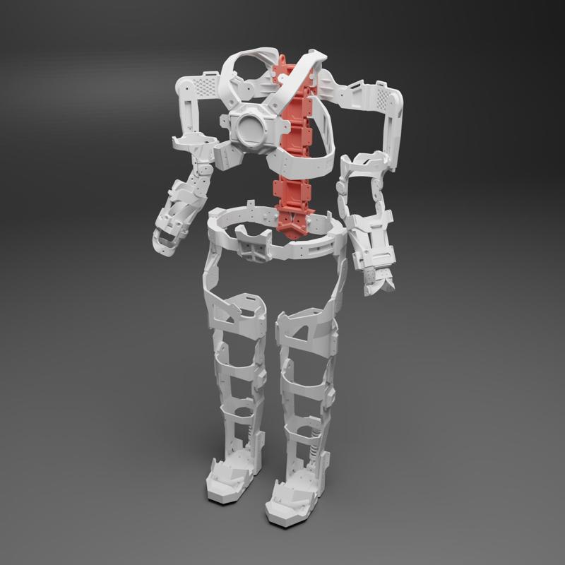 3X0 - Full body exoskeleton spine module