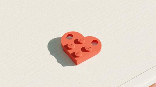 Brick Heart - Keychain/Necklace