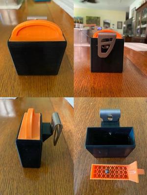 Milwaukee Belt Hook Hex Bit Box plus Slip On and Clip On Belt Bit Boxes