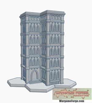 Gothic Building 36 with Hex Base GHB036