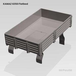 KAMAZ 6350 8x8: Flatbed