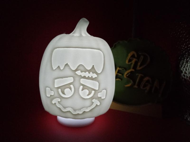 FRANKENSTEIN Ver 1 Halloween Pumpkin Lights