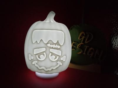 FRANKENSTEIN Ver 1 Halloween Pumpkin Lights