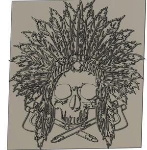 skull headdress