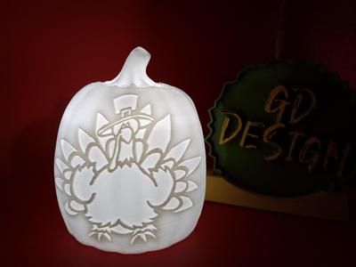 Thanksgiving Fall Turkey 3D Fall Pumpkin Lights