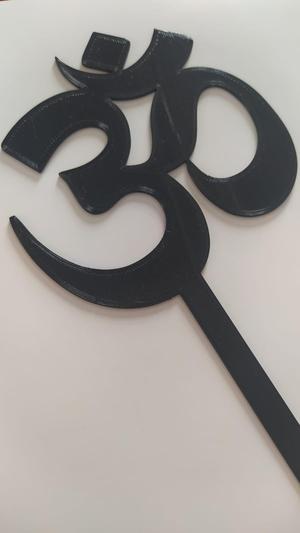 Om symbol cake topper