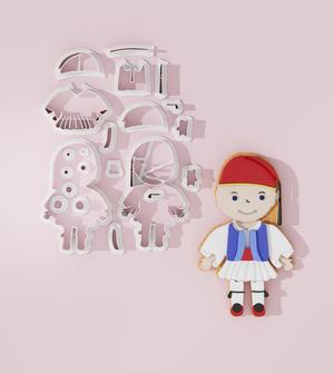 Evzonas Greek Man Traditional Custome #1 Cookie Cutter