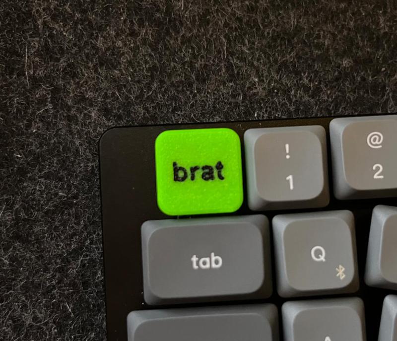 brat MX low profile keycap