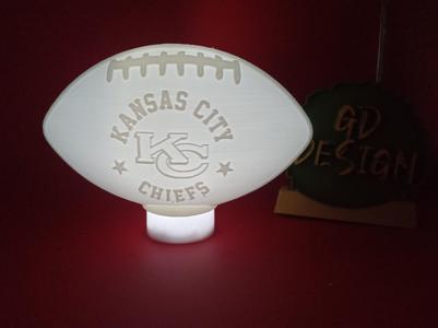 Kansas City Chiefs Kingdom NFL FOOTBALL LIGHT