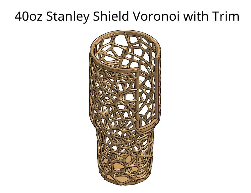 40oz Stanley Quencher Shield (Voronoi)