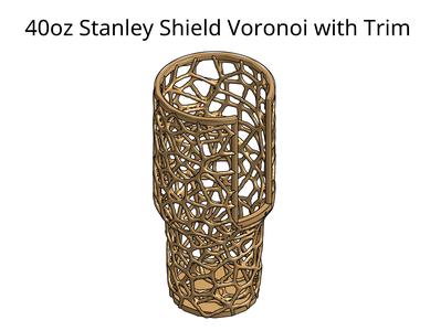 40oz Stanley Quencher Shield (Voronoi)