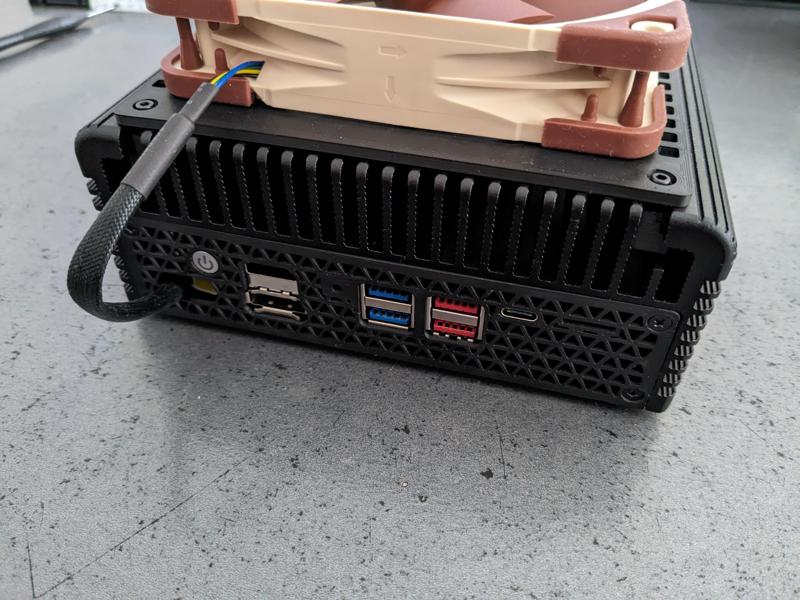 CWWK mini pc soft router 12th gen 120mm fan support
