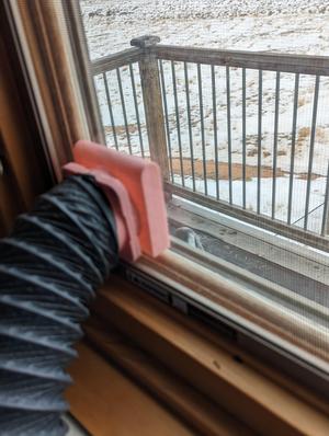 Laser Engraver or 3D printer enclosure Magnetic Window Screen Vent 3" duct