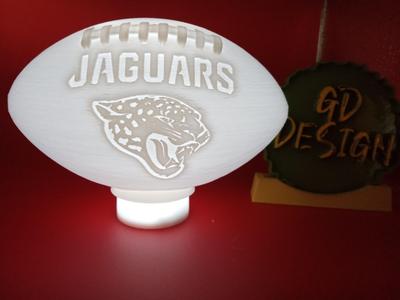 Jacksonville Jaguars 3D FOOTBALL TEALIGHT