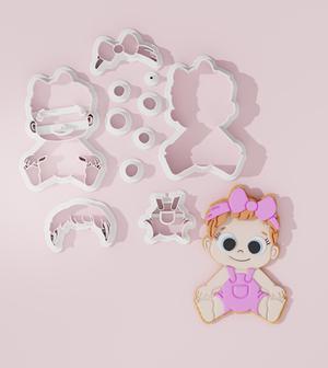 Baby Girl #2 Cookie Cutter with CCHub Logo