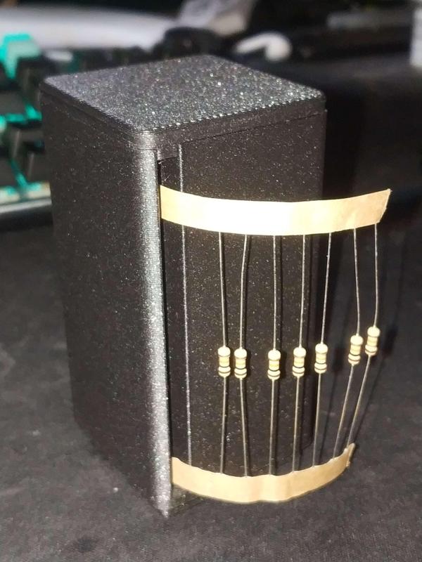 Gridfinity Resistor Dispenser