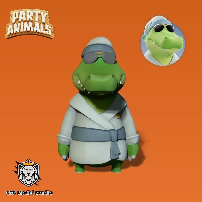COCO CROCODILE Pajama dressing up PARTY ANIMALS