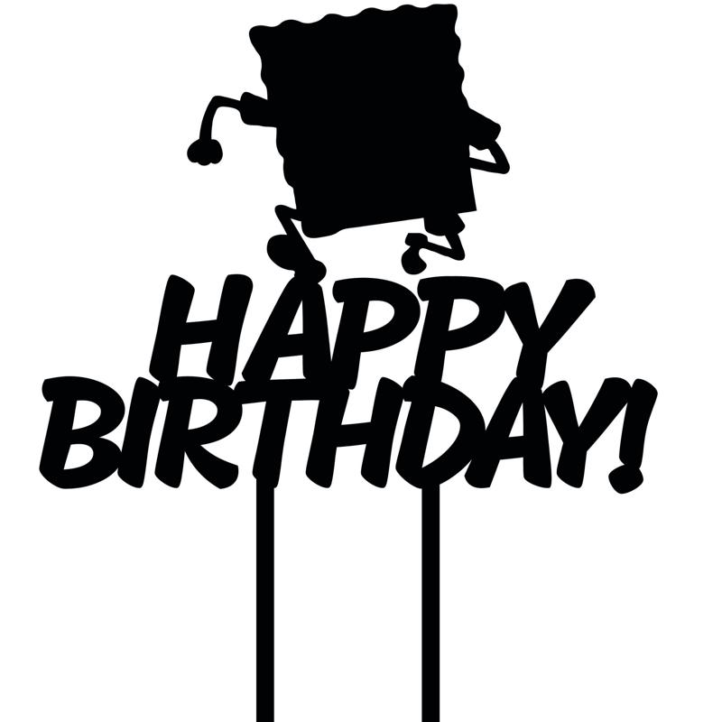 SPONGEBOB CAKE TOPPER