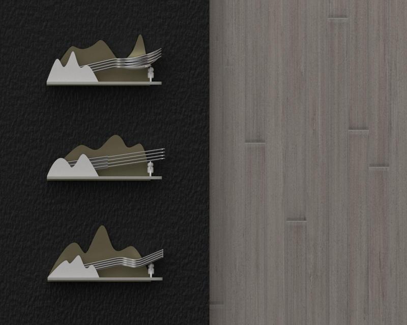 Artistic cutlery organizer