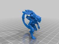 Xenomorph queen in 4  positions