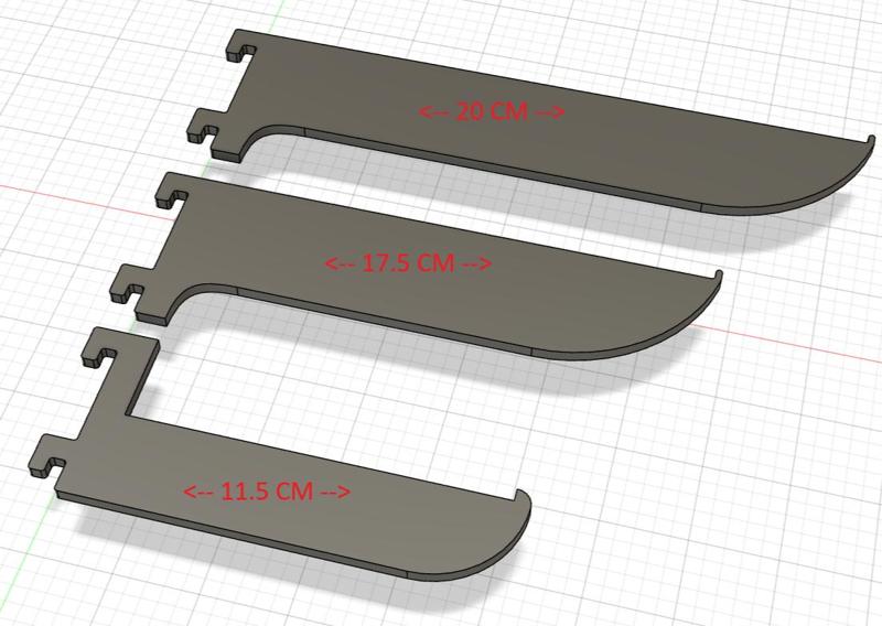 IKEA Pegboard Support