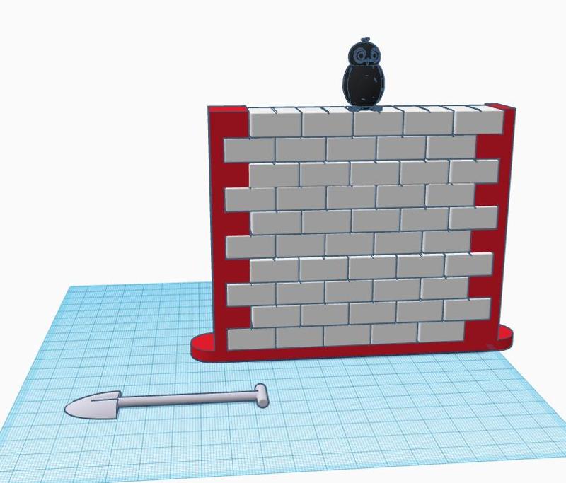 Penguin Pushing Wall Game