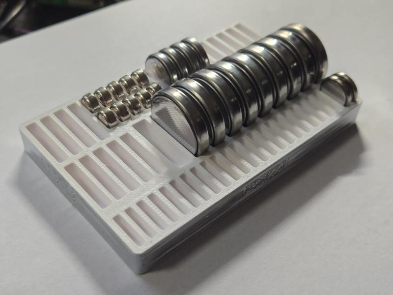 Button Cell Battery Organizer