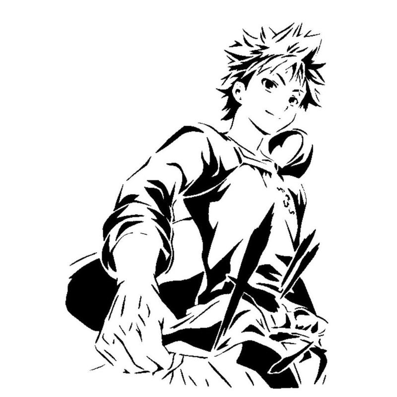 Sōma Yukihira stencil 3