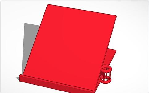 Podstawka pod tablet z miejscem na rysik