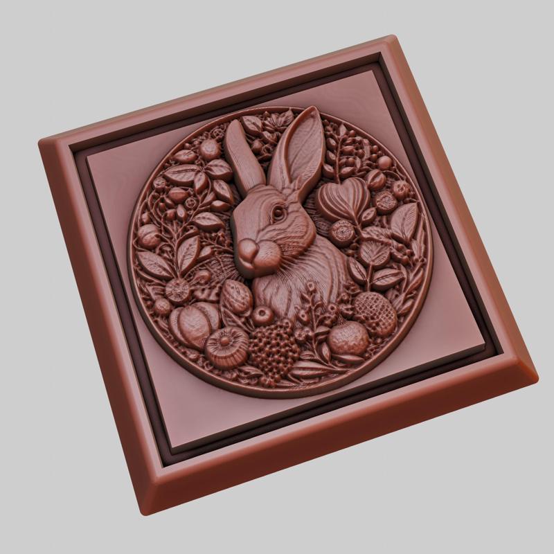 Rabbit Animal 3D Model for CNC Router Laser & 3D Printer